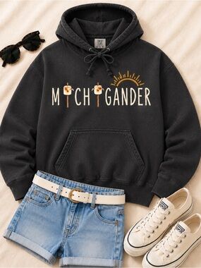 Michigander-Comfort Colors Pepper Roasted Marshmallows-Summer-Nights Hoodie